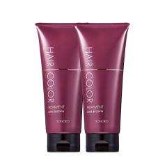 ヘアカラートリートメント ダークブラウン 2本 