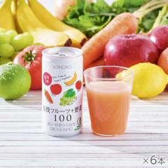 有機フルーツ+野菜100 6本* 