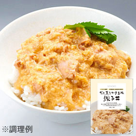 だし薫るかき玉風親子丼*