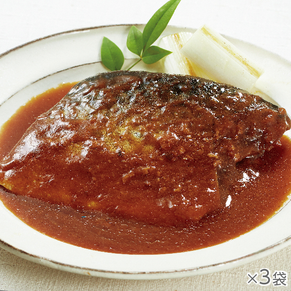国産真さばの味噌煮3袋