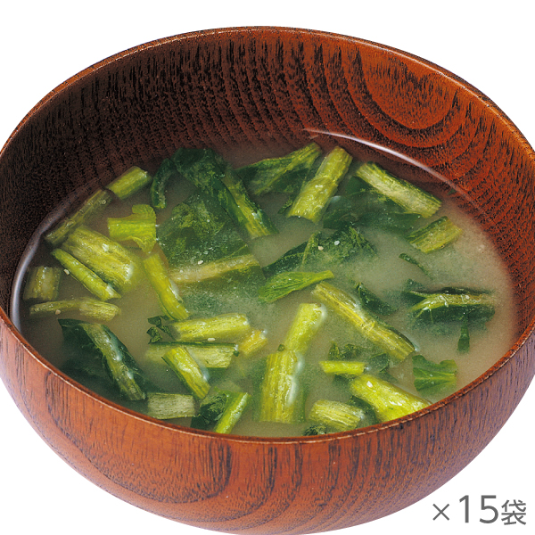 <!--国産小松菜の味噌汁15袋*-->