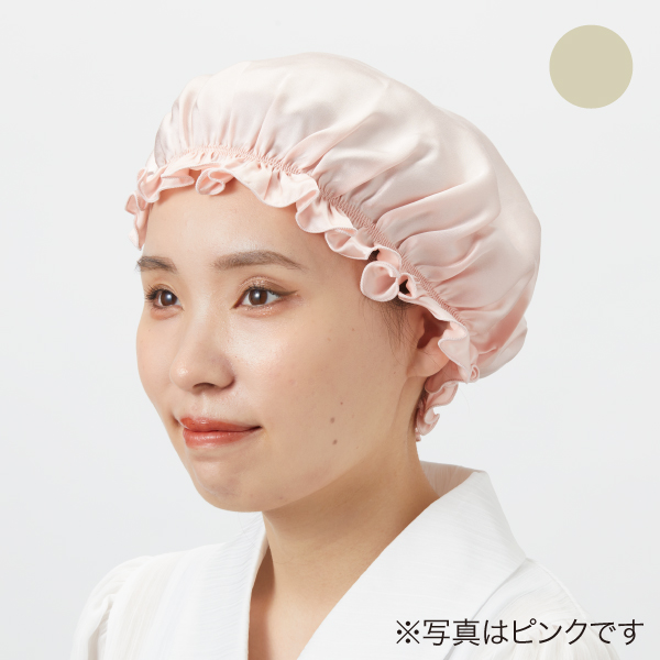 <!--シルクナイトキャップショートゴールド-->