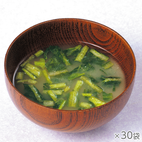 <!--国産小松菜のみそ汁 30袋*-->
