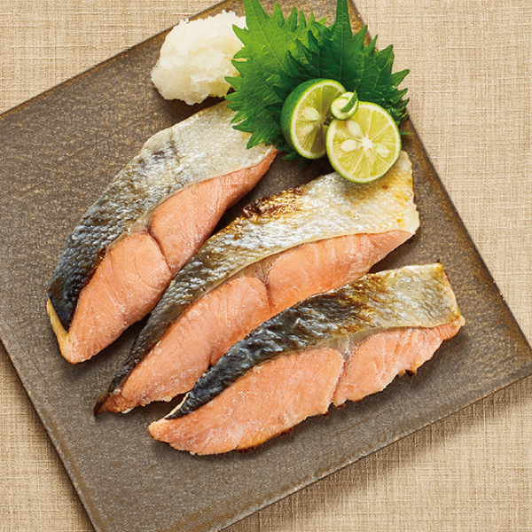<!--秋鮭の塩麹漬け焼き 3切*-->