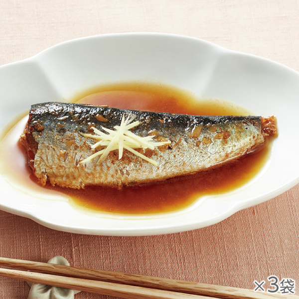 <!--国産真いわしのしょうが煮 3袋*-->
