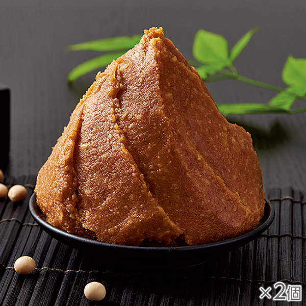 <!--追い麹仕立ての生味噌 2個*-->