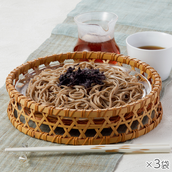 <!--自家製粉そば粉のなま蕎麦 3袋*-->