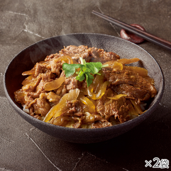 <!--黒毛和牛の極旨牛すき丼 2袋*-->