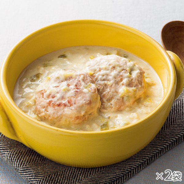 <!--ミニハンバーグと白菜のクリームスープ 2袋*-->