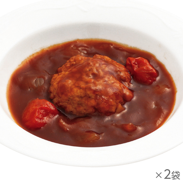 <!--越後もちぶたのハンバーグ トマト煮込み 2袋*-->