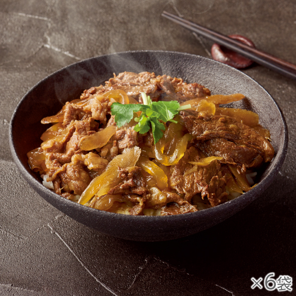 <!--黒毛和牛の極旨牛すき丼 6袋*-->
