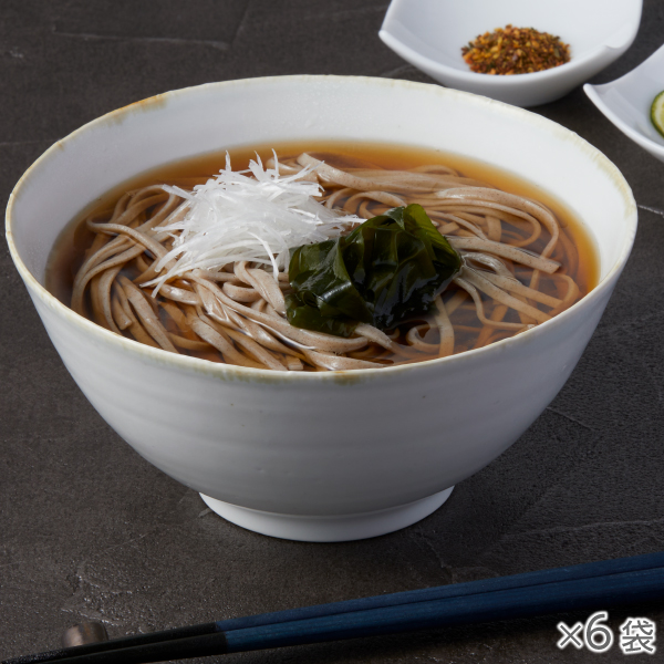 <!--自家製粉そば粉のなま蕎麦 6袋*-->