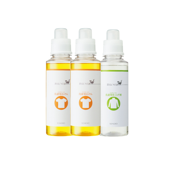 <!--着心地やわらかお洗濯セット -->