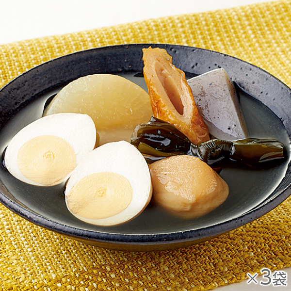 <!--だしが美味しいおでん 3袋* -->