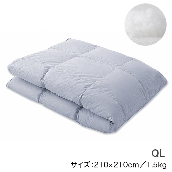 <!--羽布団フランスピレネーグーズダウンQLアッシュ -->