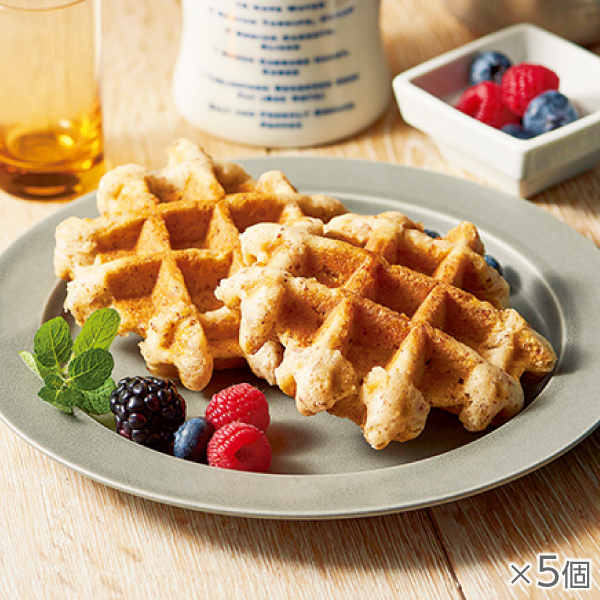 <!--アーモンドと蜂蜜のリエージュ風ワッフル 5個* -->