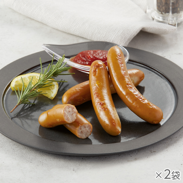 <!--無塩せきポークウインナー プレーン 2袋* -->