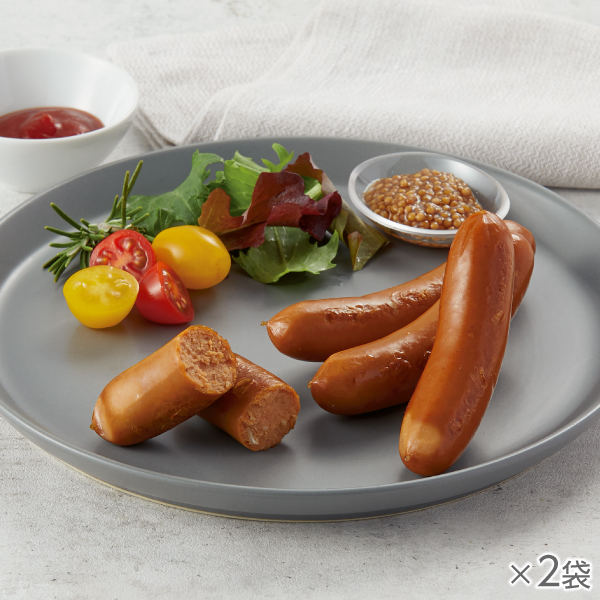 <!--無塩せきポークウインナー スパイシー 2袋* -->
