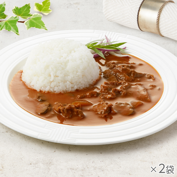 <!--黒毛和牛のビーフハヤシ 2袋* -->