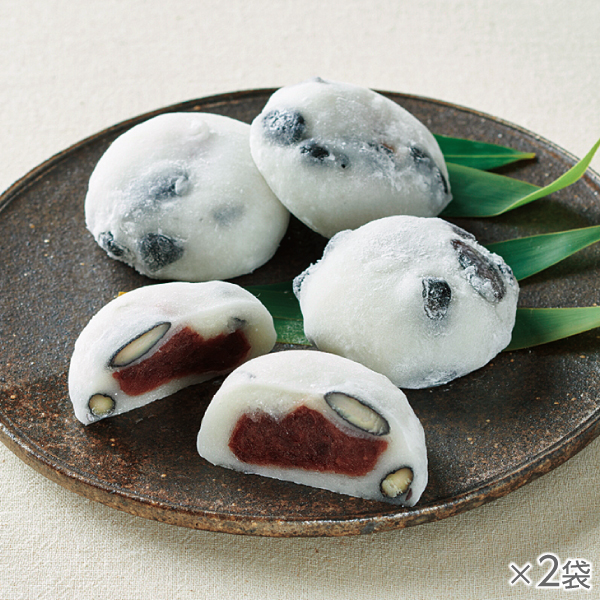 <!--黒豆塩大福 2袋* -->