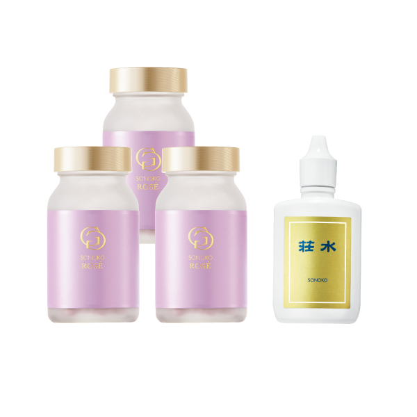 <!--SONOKO G.Gロゼ 3本&荘水1本セット* -->