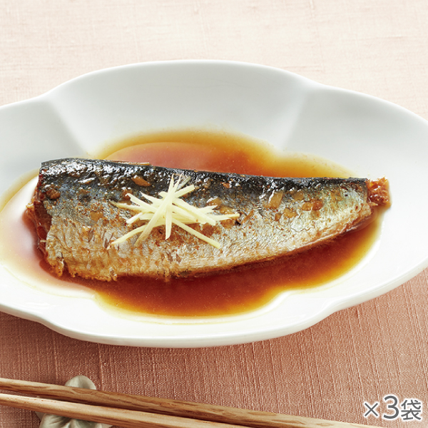<!--国産真いわしのしょうが煮3袋* -->