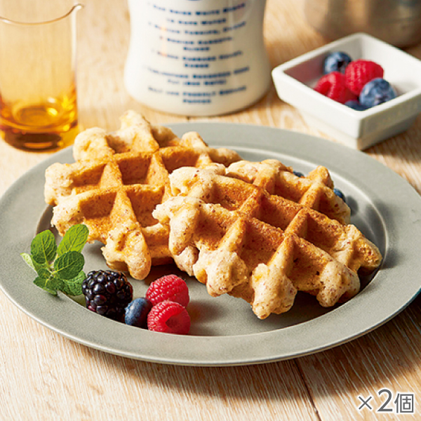 <!--アーモンドと蜂蜜のリエージュ風ワッフル 2個* -->