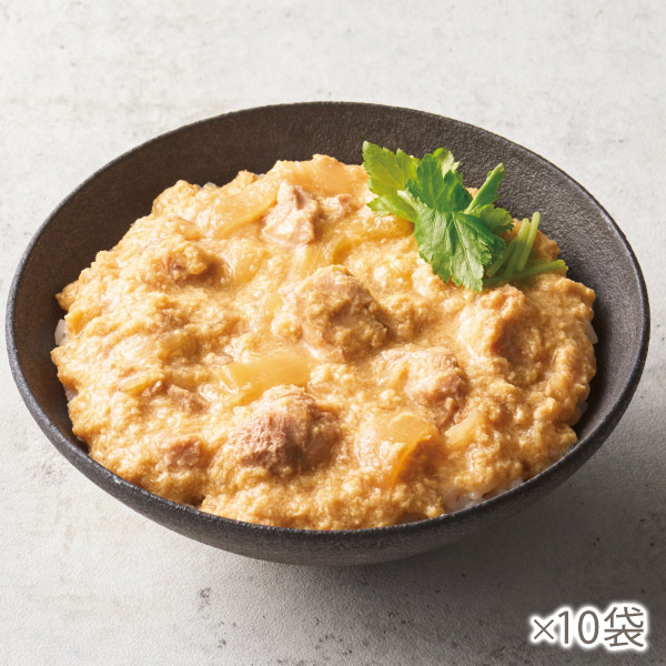 <!--【限定】だし薫るかき玉風親子丼×10* -->