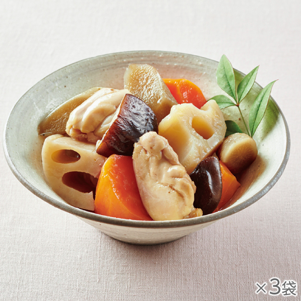 <!--国産具材の筑前煮 3袋* -->