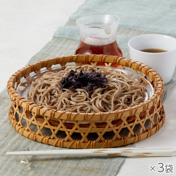 <!--自家製粉そば粉のなま蕎麦 3袋* -->