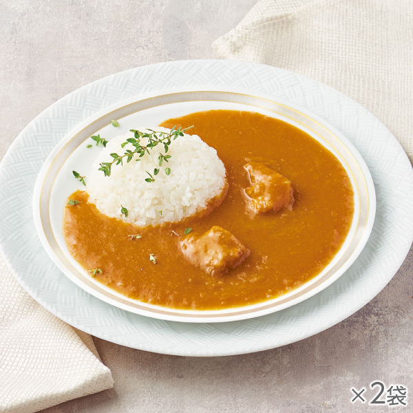 <!--ノンオイル調理 マイルドチキンカレー2袋* -->