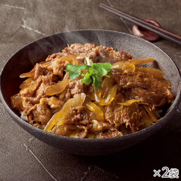 黒毛和牛の極旨牛すき丼 2袋* 
