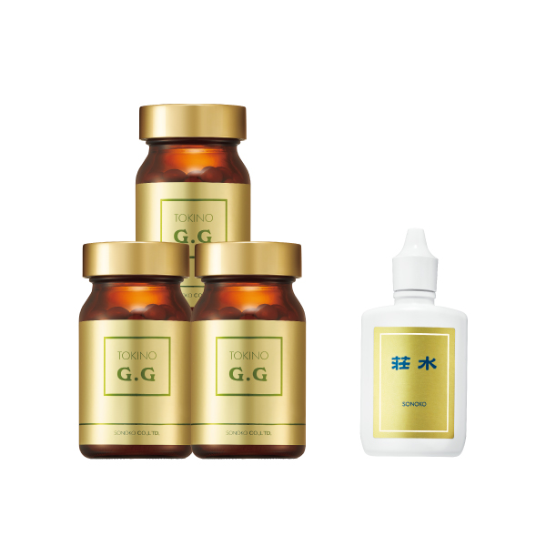 <!--TOKINO G.G3本&荘水1本セット* -->
