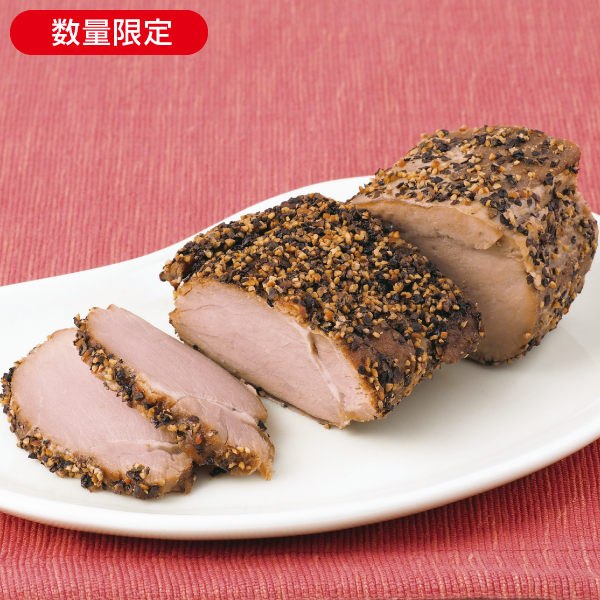 北海道産豚ヒレのペッパースモーク* 