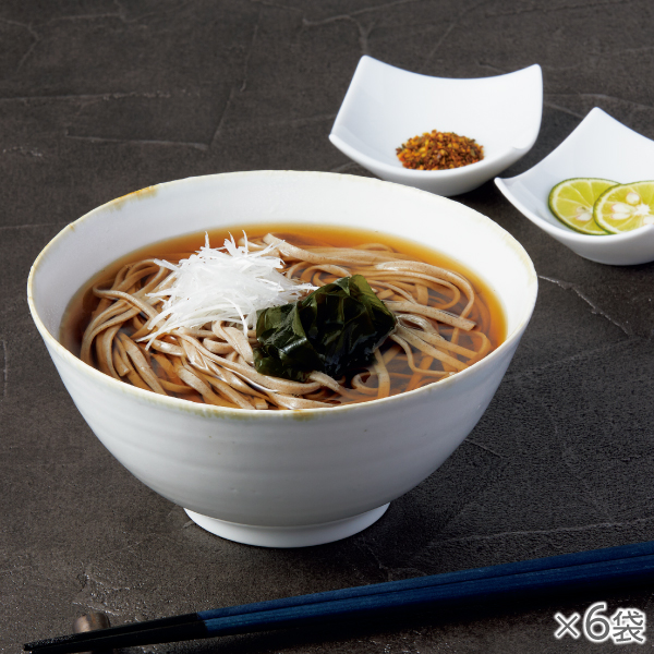 <!--自家製粉そば粉のなま蕎麦 6袋* -->
