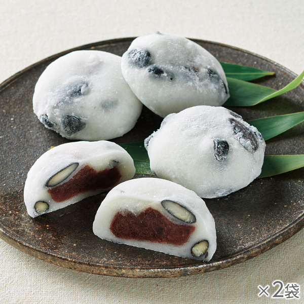 <!--黒豆塩大福 2袋* -->