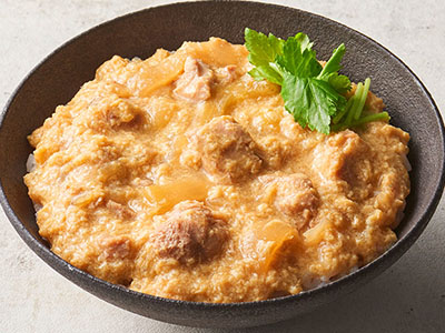 SONOKOのこだわり だし薫るかき玉風親子丼