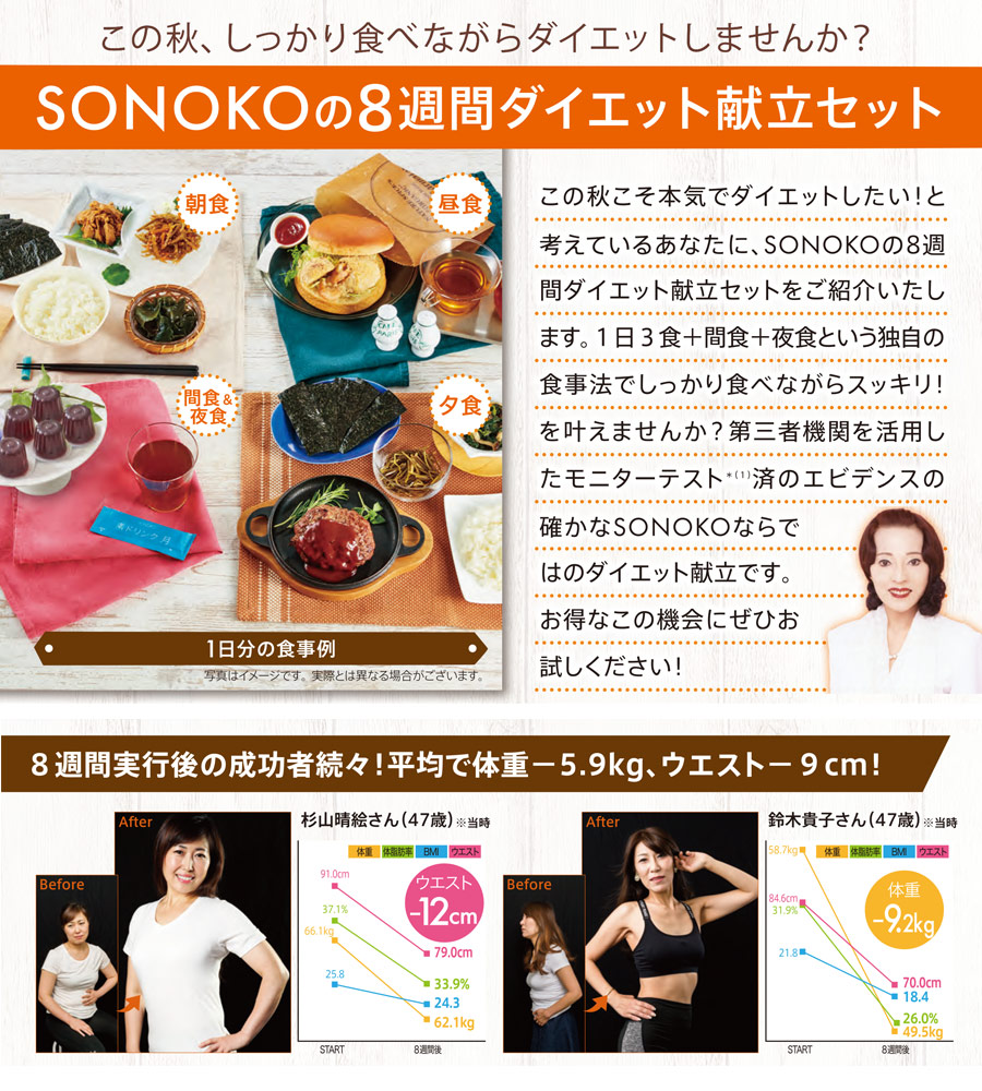 8週間ダイエット献立セット