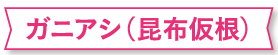 ガニアシ(昆布仮根)