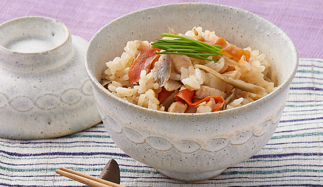 冷めても美味しい!きんぴらと鶏スープのかしわ飯