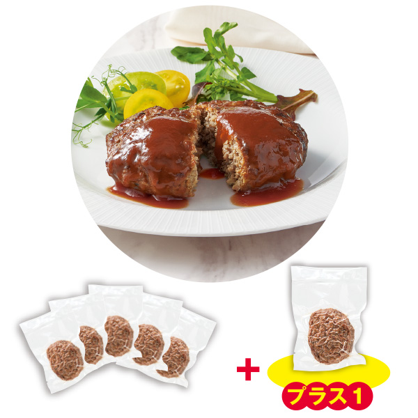 国産肉100%直火焼きハンバーグ 5個