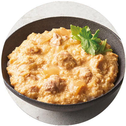 だし薫るかき玉風親子丼