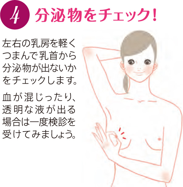 乳がんセルフチェック4