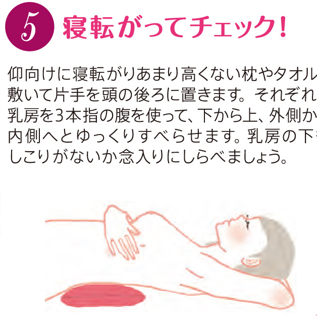 乳がんセルフチェック5