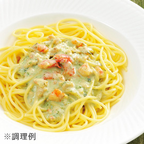 エビと香りバジルのクリームパスタソース
