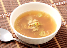 韓国風あさりスープ