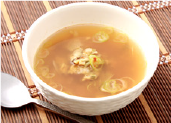 韓国風あさりスープ