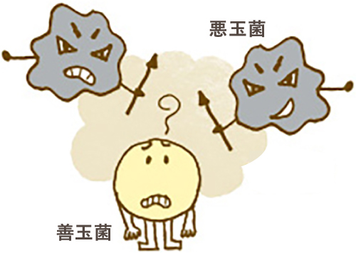 悪玉菌が元気になる食事!?