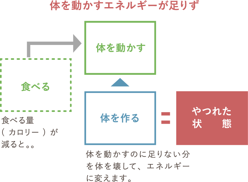 体重は落ちるけれども…